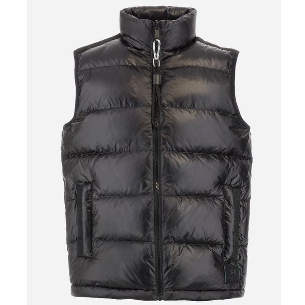 LA MARTINA MEN REGULAR FIT BLACK GILET